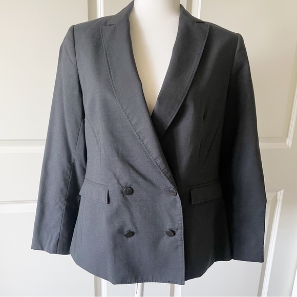 Rag & Bone Wool Linen Blend Double Breasted Blazer - Picture 16 of 17